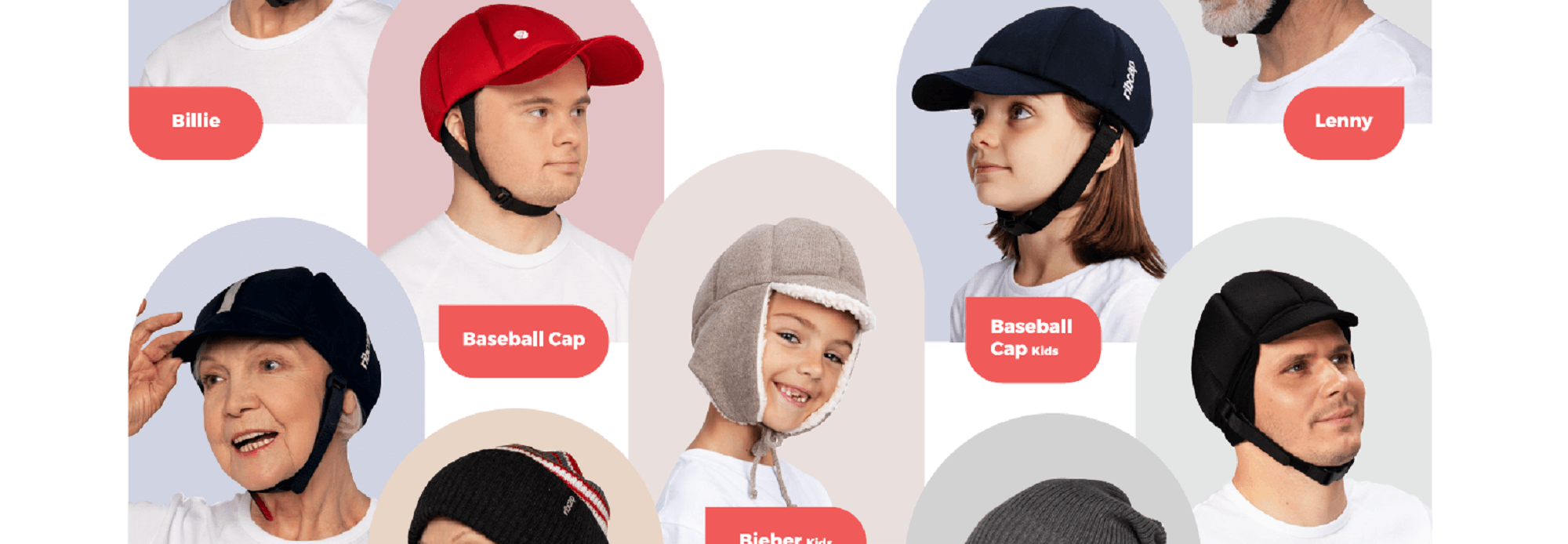 Ochranné přilbičky Ribcap