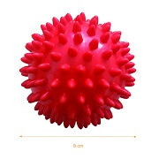 Masážní míček Qmed červený - rozměr