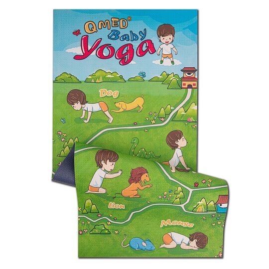Yogamat dětská podložka na cvičení Qmed