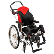 Nastavitelné podnožky polohovacího invalidního vozíku Netti S
